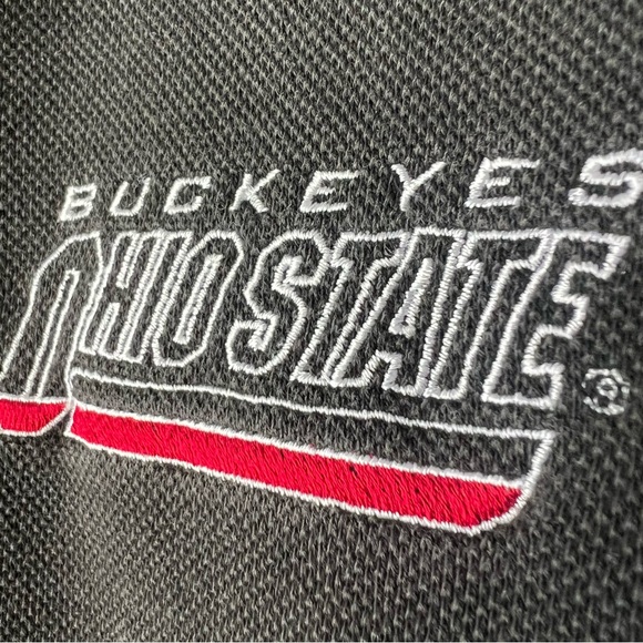 Ohio State VTG Pro Player Black and Red Zip Up Sweater - Picture 3 of 7